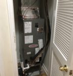 HVAC System in closet